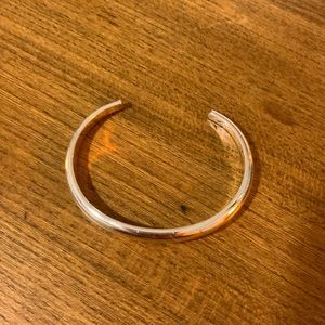 Madewell silver cuff.